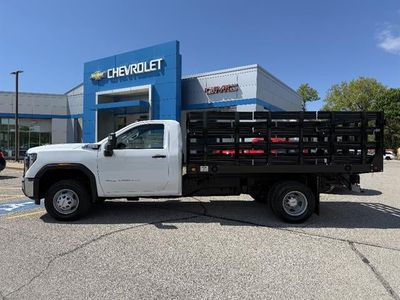 2026 GMC Sierra 3500 HD Chassis Cab — rear three-quarter view