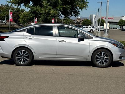 2021 Nissan Versa — rear three-quarter view