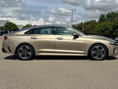 2022 Kia K5 — rear three-quarter view