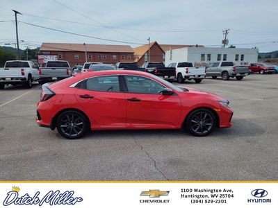 2020 Honda Civic Hatchback — rear three-quarter view