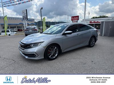 2020 Honda Civic — rear three-quarter view