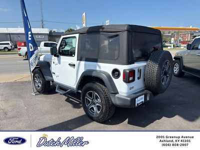 2022 Jeep Wrangler — rear three-quarter view
