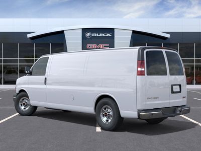2026 GMC Savana Cargo — rear three-quarter view