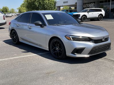 2023 Honda Civic Sedan — rear three-quarter view