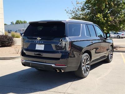 2025 Chevrolet Tahoe — rear three-quarter view
