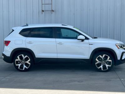 2022 Volkswagen Taos — rear three-quarter view