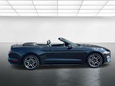 2018 Ford Mustang — rear three-quarter view