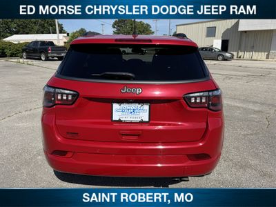2022 Jeep Compass — rear three-quarter view