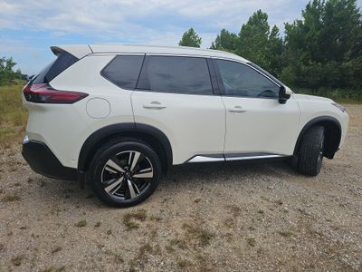 2023 Nissan Rogue — rear three-quarter view