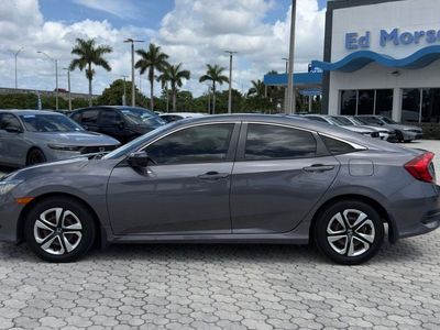 2018 Honda Civic — rear three-quarter view