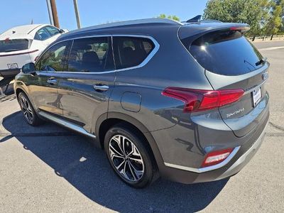 2019 Hyundai SANTA FE — rear three-quarter view