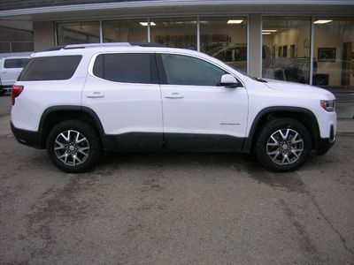 2022 GMC Acadia — rear three-quarter view