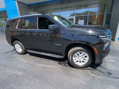 2025 Chevrolet Tahoe — rear three-quarter view