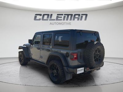 2024 Jeep Wrangler — rear three-quarter view