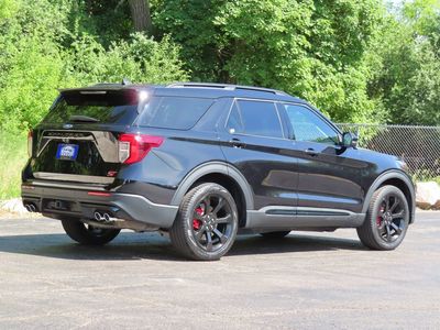 2023 Ford Explorer — rear three-quarter view