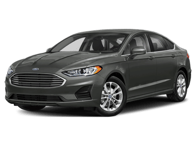 2020 Ford Fusion SE in Black Metallic — front three-quarter view