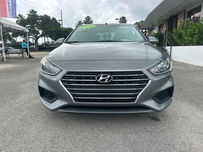 2022 Hyundai Accent — rear three-quarter view