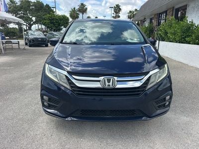 2018 Honda Odyssey — rear three-quarter view