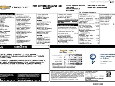 2023 Chevrolet Silverado 3500 HD — interior view