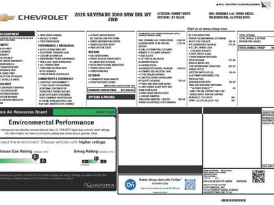 2026 Chevrolet Silverado 3500 HD — interior view