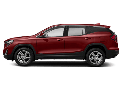 2020 GMC Terrain — rear three-quarter view