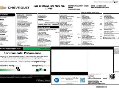 2026 Chevrolet Silverado 2500 HD — interior view