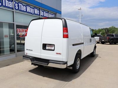 2026 GMC Savana Cargo — rear three-quarter view