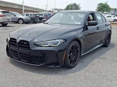 2021 BMW M3 — rear three-quarter view