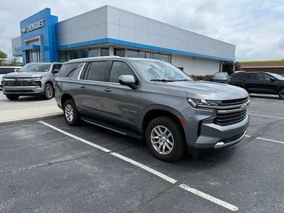 2021 Chevrolet Suburban — rear three-quarter view