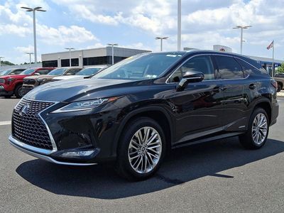 2022 Lexus RX 450h — rear three-quarter view