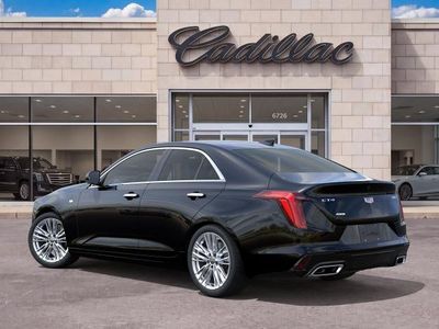 2026 Cadillac CT4 — rear three-quarter view