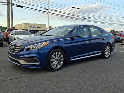 2017 Hyundai SONATA — rear three-quarter view