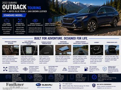 2022 Subaru Outback — side profile view