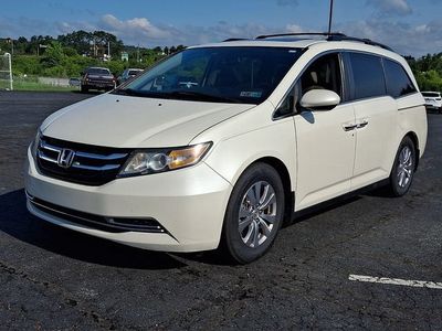 2016 Honda Odyssey — rear three-quarter view