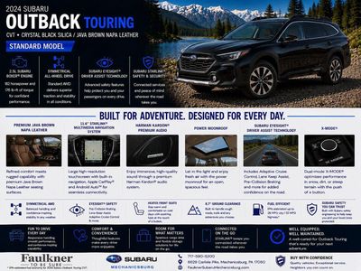 2024 Subaru Outback — rear three-quarter view