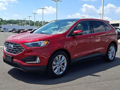 2022 Ford Edge — rear three-quarter view