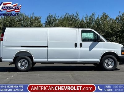 2025 Chevrolet Express Cargo — rear three-quarter view