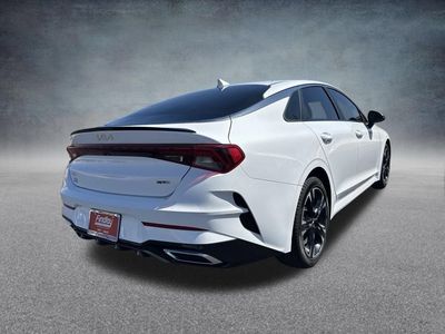 2024 Kia K5 — rear three-quarter view