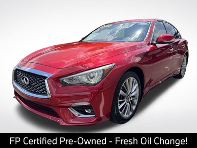 2022 INFINITI Q50 — interior view