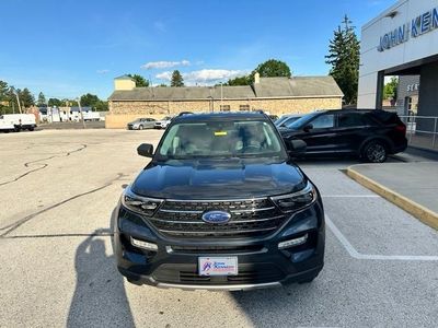 2023 Ford Explorer — rear three-quarter view