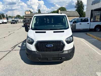 2025 Ford Transit Cargo Van — rear three-quarter view