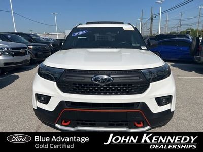 2023 Ford Explorer — rear three-quarter view