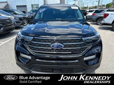 2022 Ford Explorer — rear three-quarter view