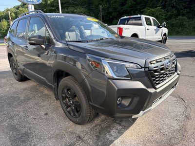 2022 Subaru Forester — rear three-quarter view