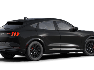 2025 Ford Mustang Mach-E — rear three-quarter view