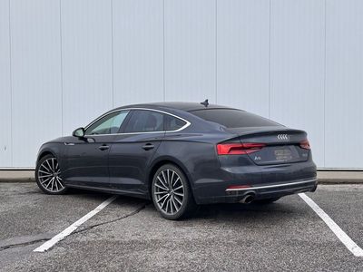 2018 Audi A5 — rear three-quarter view