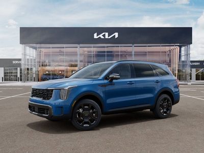 2026 Kia Sorento Hybrid — rear three-quarter view