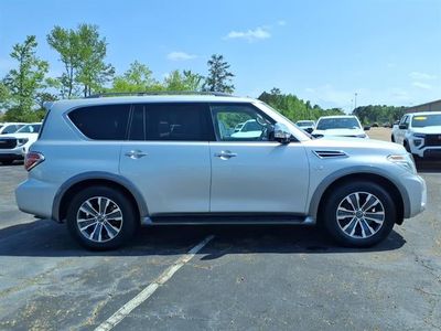 2018 Nissan Armada — rear three-quarter view