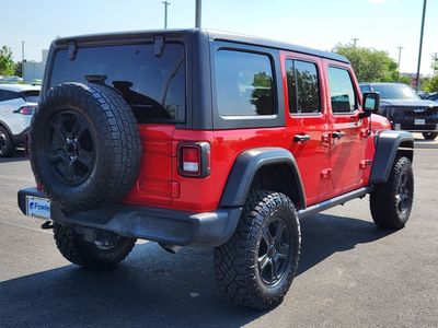 2022 Jeep Wrangler — rear three-quarter view