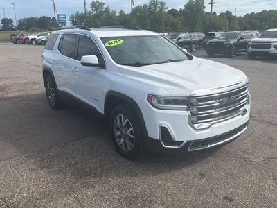 2021 GMC Acadia — rear three-quarter view